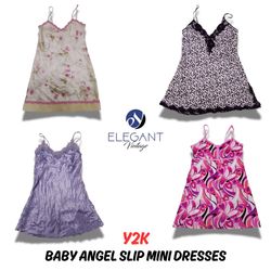 Vestidos Mini Slip de Ángel Bebé Y2K - 10 PCS - EV..