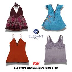 Y2K Day Dream Sugar Cami Tops - 12 PCS - EV0561