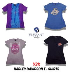 Y2K Harley Davidson T-Shirts - 15 PCS - EV0571
