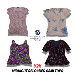 Y2K Midnight Reloaded Cami Tops - 12 PCS - EV0572
