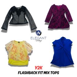 Y2K Flashback Fit Mix Tops - 10 piezas - EV0578