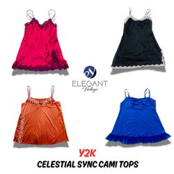 Y2K Celestial Sync Cami Tops - 10 PCS - EV0579