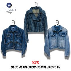 Jaquetas de Denim Y2K Blue Jean Baby - 10 peças - ..