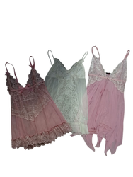 Lencería de encaje/red estilo fairycore -20p -30/6..
