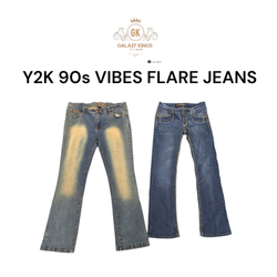 Jean évasé Y2K années 90 vibes