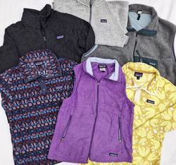 ZH0350 Patagonia Mix Fleece Jackets - 16 Pcs