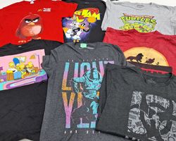 ZH0355 Cartoon Printed T-shirts - 29 Pcs