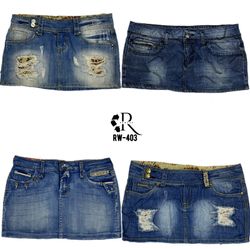 Y2K IT Girl Denim Mini Skirts (RW-403)