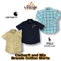VPX37 Carhartt und Mix Brands Baumwollhemden