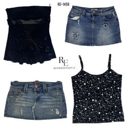 Y2K Mix & Match Rave Noir (RE-1458)