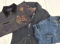 ZH0393 vestes en denim Y2K