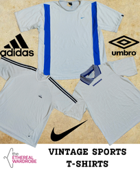 Camisetas deportivas vintage que incluyen Nike, Ad..