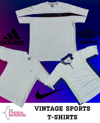 Camisetas deportivas vintage incluyendo Nike, Adid..
