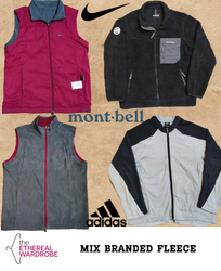 Branded Fleece Including Nike, Adidas, Montbell, R..