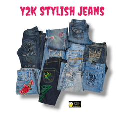 Jean Y2K Chic – Coupe inspirée du rétro pour des l..
