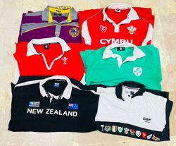 Vintage club rugby shirts
