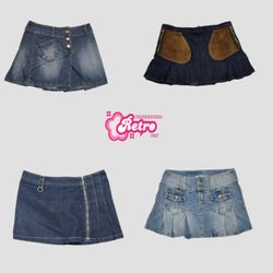 Jupes en denim mini Y2K Best-seller (01-juillet)