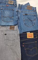 ZH0417 Lee / Levi's / Wrangler Jeans en denim - 20..