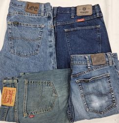 ZH0418 Lee / Levi's / Wrangler jeans en denim - 20..