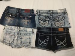 IQ0279 Y2K Retro-Stil Mikro Mini-Shorts