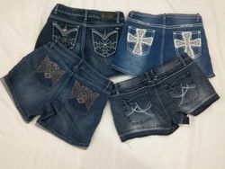 IQ0281 Y2K Retro Mini-Shorts