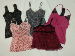 IQ0284 Y2K Süßes Mädchen Cami Tops