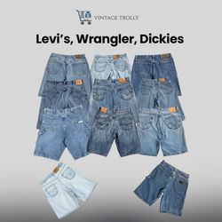 🔥 Vintage Denim Shorts Bundle – Levi’s, Dickies, ..