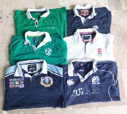 Mélange de chemises de rugby vintage de ..