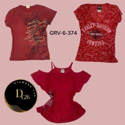 Harley-Davidson Red T-Shirt – Classic Motorcycle G..