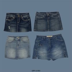 Y2K Denim Minirock – 2000er Vintage Jeans Vibe (GR..