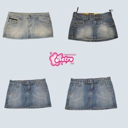 Jupes mini en denim de l'ère Britney Y2K (juillet ..