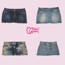 Jupes mini en denim Y2k Bestsellers (Juillet-05)