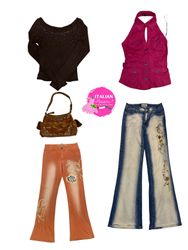 Pack mélangé fille rétro Y2K