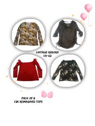 Y2k vintage 'reimagined tops' (VR-0062)