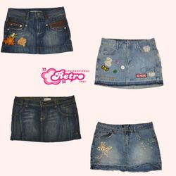 Y2K Denim Fantasy Mini Röcke (Juli-10)