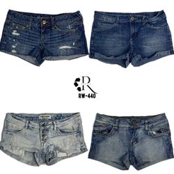 Y2K Retro style denim short(RW-440)