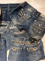 Miss me true religion rock revival sexy shorts