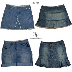 Jupes mini en denim Y2K IT Girl (RE-1498)