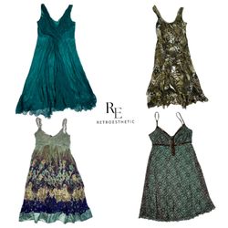 Y2K L'ère de la fille mystérieuse Robes d'été (RE-..