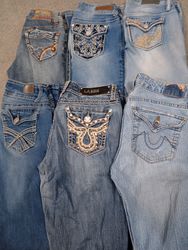 HD1037 Pantalon évasé pour femmes style rétro Y2K