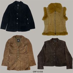 Soft Edge | Retro Sweetheart Leather Jacket (GRF-6..