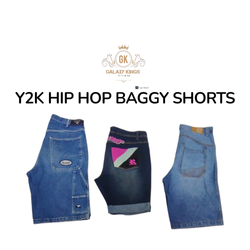 Shorts Beggy Hip Hop Y2K