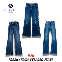 Y2k Freaky Friday Schlagjeans - EV0636