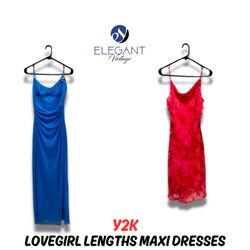 Y2k LoveGirl Längen Maxi Kleider - 0639