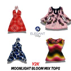 Y2k Moonlight Bloom Mix Tops - EV0644