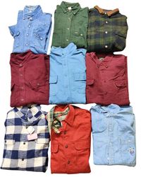Chemises en flanelle vintage pour hommes de différ..