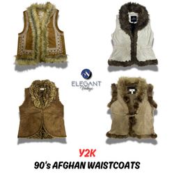 Y2k 90's Gilet Afghani - EV0065
