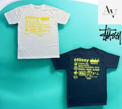 T-shirt en pigment de style DNA retravaillé Stussy