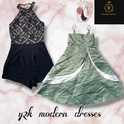 Vestidos modernos Y2K