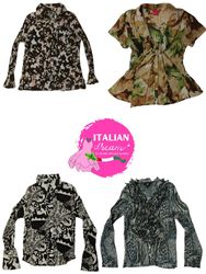 Y2K Grunge Crinkle Tops